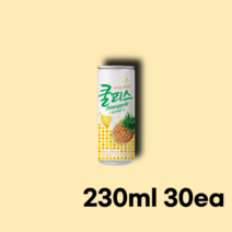 쿨피스 파인애플 230ml 30캔 1박스, 동원 쿨피스 파인애플 230ml 30