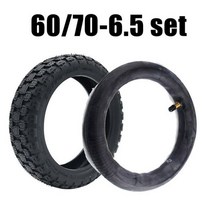 60/70 6.5 NINEBOT Max G30 G30D 타이어 스쿠터 튜브리스 방폭 전기 자전거 내마모성 휠 블랙, set XC