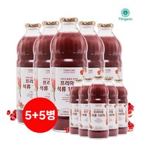 (플러스행사) 투네이쳐 프리미엄 NFC 석류 착즙주스 100% 터키산 석류 원액 착즙 1000ml, 10개
