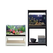 축양장 어항 받침대 철재 선반, 300x300, 1500x3단, 화이트