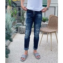 형광페인팅 디스진 명품청바지 찢어진 스키니진 슬림핏청바지 남자청바지 데님팬츠