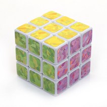 월성 큐브 퍼즐 3 X 3 홀로그램 /큐브블럭/입체퍼즐/CUBE