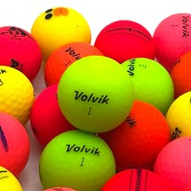 로스트볼 50알 브랜드 화이트로스트볼/컬러로스트볼/젝시오/볼빅/브리지스톤/세인트나인/스릭슨/켈러웨이/타이틀리스트/테일러메이드/파이즈/카카오프렌즈/다이아윙스/고커/혼마/빅야드, 14. 볼빅 무광 컬러볼 혼합 A급 50알