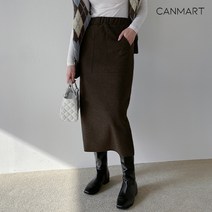[캔마트]포켓슬림스커트 C112269/허리밴딩/포켓/뒷트임