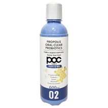 POC Pro 프로폴리스+프로바이오틱스 오랄클리어 찌꺼기 가글 600ml, 1