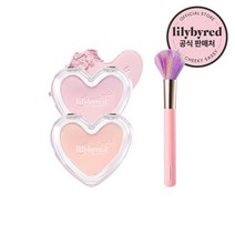 릴리바이레드 러브빔 블러 치크+브러쉬, 01 체리블러(L231A)(L061A1)