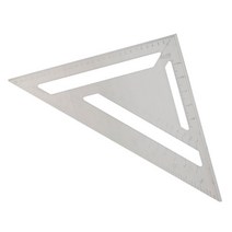 목공용 삼각자 알루미늄자, 7인치