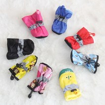 염화칼슘방지 볼독 발랄깜찍 강아지신발 양말/신발/부츠, 분홍원숭이