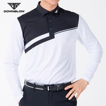 다운블로우 남성 숄더배색 스판 긴팔티셔츠 5007-1M
