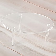 조립식 투명 원형 진열대 선반 디스플레이 받침대, 사이즈