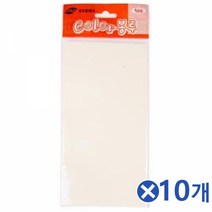 RVC819758직사각형 긴 카드봉투 5매-색상랜덤x10개 축하봉투, 본상품