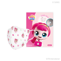 캐치티니핑 시즌3 열쇠티니핑 마스크 5+5+5+5 혼합 4종 꾸래핑 솔찌핑 나나핑 삐뽀핑 얌얌핑 뜨거핑 빨리핑 다해핑 하츄핑 20매, 소형-하쥬핑(핑크)20매