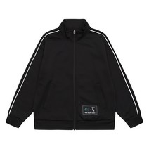 에꼴리에 남아 파이핑 트랙 집업 점퍼 21A0701 BK