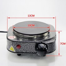다기능 미니 전기 스토브 가열로 차 만들기 우유 단일 주방 110V 500W, 02 Black_03 UK