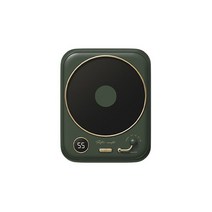 Liberfeel 온도유지 디지털 패널 가열 보온 컵받침 선물세트, 그린