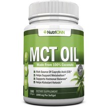 MCT오일 3000mg 180 소프트젤 코코넛