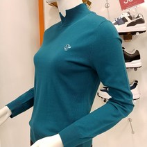 루이까스텔 21년 가을 겨울신상 여성 전판 솔리드 성형에리 반 목폴라 스웨터