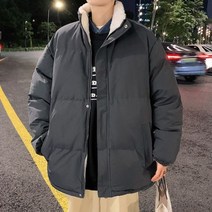 LAPPSTER-따뜻한 플리스 파카 일본 스타일 빈티지 버블 코트 남성용 한국 패션 스트리트웨어 겨울 재킷 2022108437