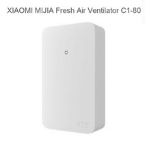 공업용환풍기 유압형 셔터일체형 터보 XIAOMI-MIJIA C1 80 다중 필터 신선한 공기 환풍기 팬 청정기 쉬운 설치 PTC 보조 난방, 하얀색_영국