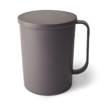 비움스 음식물쓰레기통 2L, 라이트그레이_162 x 173 mm