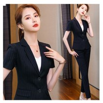 여성면접복장 학생면접복장 취업사진정장 여자 하객룩 면접의상 정장 여성 여름 반팔