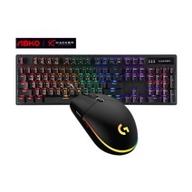 HACKER K560 갈축 + 로지텍 G102IC 기계식 유선키보드 마우스세트, 본상품선택, 본상품선택, 본상품선택