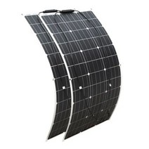 유연한 태양 전지 패널 고효율 RV 보트 자동차 가정용 12V 24V 배터리 충전기 100W 200W 300W, 200w 태양 전지판