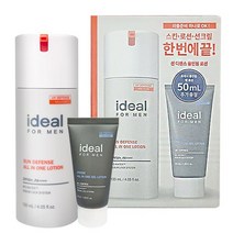 [오늘출발]아이디얼포맨 선 디펜스 올인원 120ml+프레시 50ml, 단품