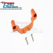 트랙사스서밋 GPM 합금 프론트 기어 박스 보호대 장착 나사-TRAXXAS 1/10 REVO 3.3/E-REVO/SUMMIT 업그레이드 용 1PC 세트, [06] 주황색