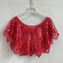 숄망토 케이프숄 6 색 여름 구슬 우아한 목도리 랩 블랙 레이스 볼레로 여성 짧은 케이프 스팽글 스파크 자켓 shrug capa