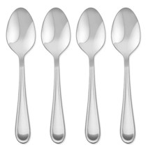 Hampton Forge Clark 4피스 티스푼 0.1kg(0.25파운드) 메탈릭, Teaspoons Set of 4
