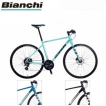 비앙키 2021 ROMA3 (로마 3) 초보자 통근 통학 자전거 디스크 브레이크, 54 (170 ~ 185cm), BLACK/SILVER_DECAL