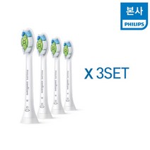 [필립스] PHILIPS 옵티멀 화이트 칫솔모 HX6064/67*3SET, 상세 설명 참조