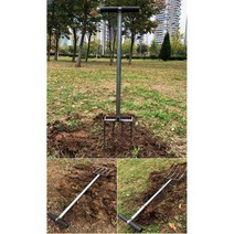 삼지창 쇠스랑 도라지창 쟁기 쟁쇠 땅파기 밭갈이, 5치아, 1개