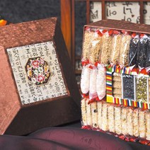 추석선물세트 한과 3단 명품 찹쌀유과 한과선물세트