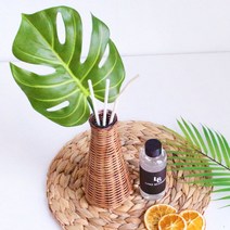 [라임블러썸] 몬스 라탄 화병 디퓨저 200ml 실내 방향제, 향:교보문고