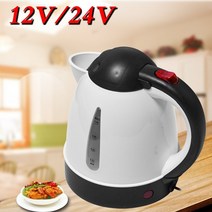 차량용커피포트 1000ml 24V 자동차 여행 자동 전기 주전자 난방 물병 차 커피 304 스테인레스 스틸 대용량, [02] 24V