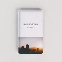 보조배터리 문구 및 사진 주문제작 (아메리카노 디자인) 5핀 8핀 C핀, 10000mAh