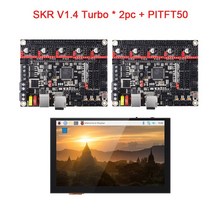 BIGTREETECH SKR V1.4 마더 보드 BTT SKR V1.4 터보 제어 보드 TMC2208 Ender 3 Voron 2.4 3D 프린터 VS SKR 2 Octopus V, With TMC2226x5, Turbo Add PITFT50