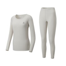 [SET] 애플라인드 여성 웜메이트 모카 기모 내의 상 하의 U넥 MC20680 IVORY