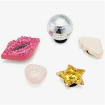 크록스 슈즈 지비츠 참 디스코 걸 5PACK