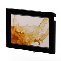 TABcare 삼성 갤럭시 탭 S7 S8 11인치 태블릿용 잠금 도난 방지 금속 케이스 키오스크 POS 스토어 쇼 디스플레이 시간 시계 (S8 S7 11 블랙), S8 S7 11_Black