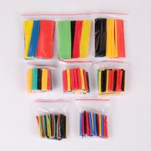 컬러 열수축 튜브 전선 보호 연결 마무리 관 케이블 절연, 배송메모에 기입하세요.