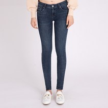 게스 여성 사계절 앵클 스키니 다크블루 데님팬츠 YI7D1148