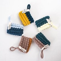 아트박스/미스티코티타 [DIY] 미코카드월렛 - 패브릭얀 이지카드지갑 코바늘 뜨개질 패키지, 스카이블루