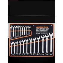 썬키 소켓텐치 콤비네이션 랜치 스패너, 양용 라쳇 9개(6-19)