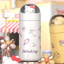산리오 피규어 보온 보냉 텀블러 물통 350ml, 헬로키티, 1개
