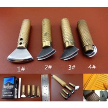 우드카빙키트 4종류 220/110V 가죽 공예 전기 주름 테두리 기계 철 팁 핸들 레스트 스탠드 도구 세트 바느, 04 No.4