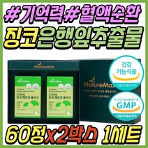 다리 하체 혈액 순환 혈행 개선 보조제 징코 빌로바 프리미엄 GINKGO 플러스 비타민 B1 B2 B6 나이아신 판토텐산 50대 60대 70대 80대 중년 여성 남성 여자 남자