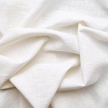 데코탑 워싱 퓨어 린넨 화이트 흰색 천 내츄럴 마 대폭 하얀 원단 비침없는 부드러운 린넨천 의류 커튼 침구 제작용, 원단만